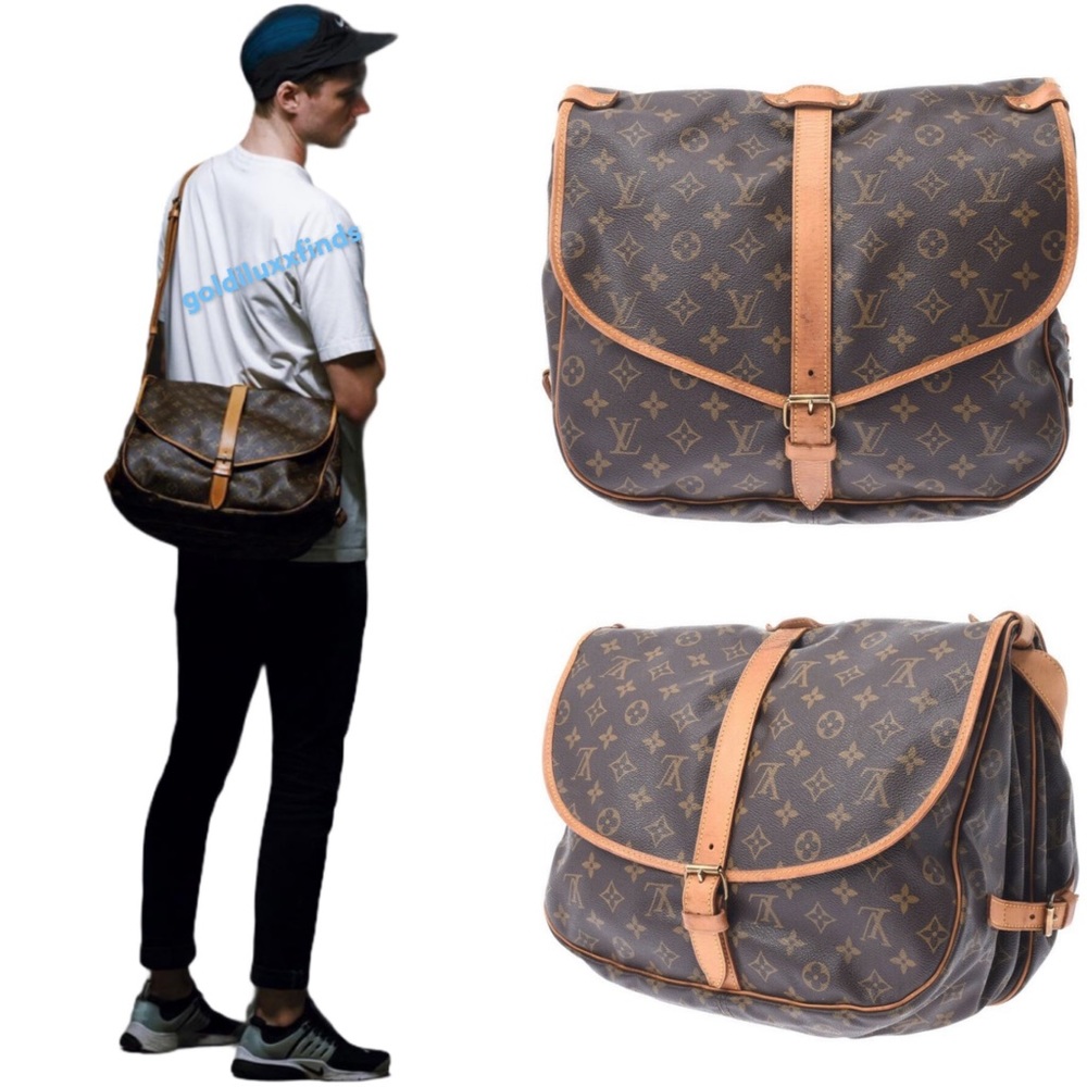 💎✨ LOUIS VUITTON ✨💎 Monogram Saumur 35 Crossbody - Picture 1 of 13